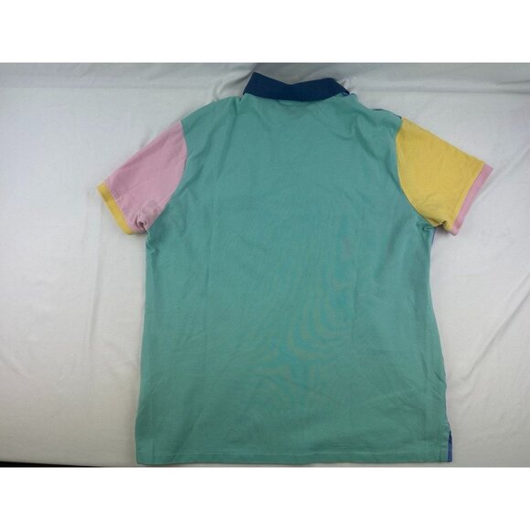 Polo Ralph Lauren Men's Multi-Color Big Pony Mesh Polo Shirt Size XL - Picture 2 of 7